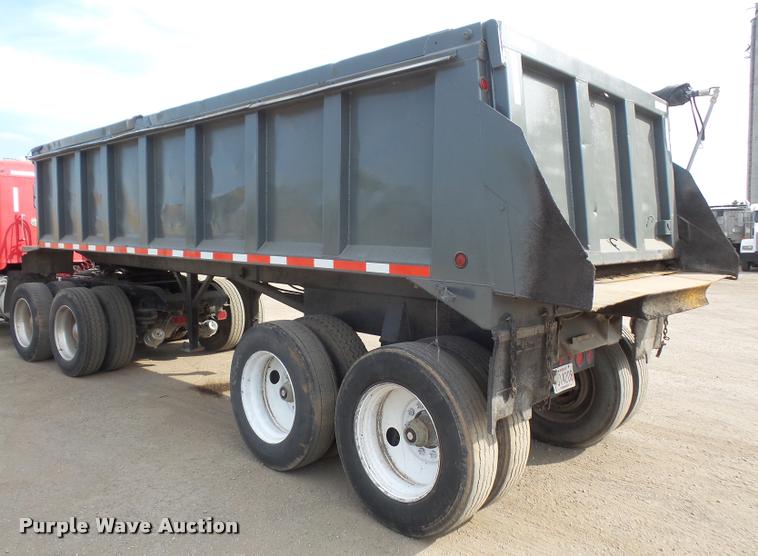 image for item DA3966 1997 Hilbilt end dump trailer