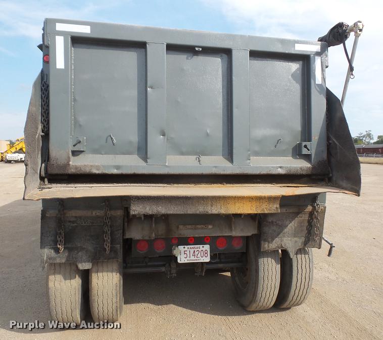 image for item DA3966 1997 Hilbilt end dump trailer