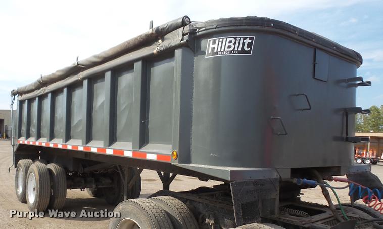 image for item DA3966 1997 Hilbilt end dump trailer
