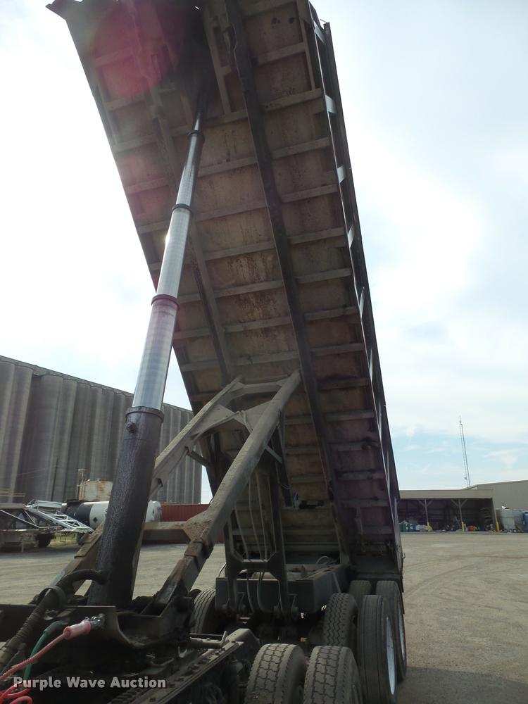 image for item DA3966 1997 Hilbilt end dump trailer