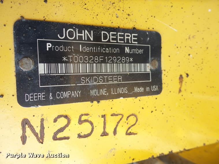 image for item DA3970 2006 John Deere 328 skid steer