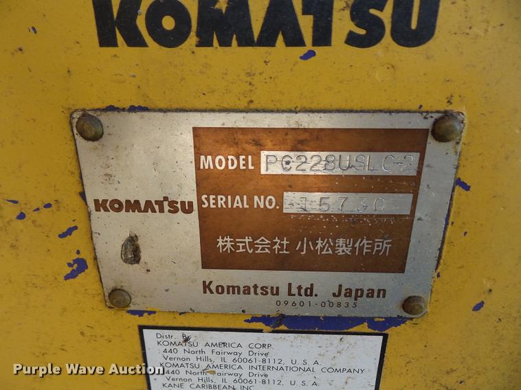 image for item DA3980 2000 Komatsu PC228USLC-2 excavator