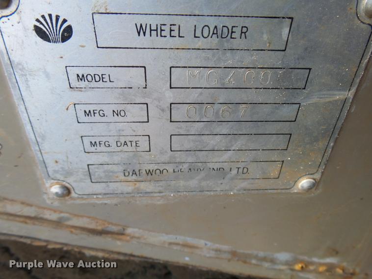 image for item DA9854 Daewoo Mega 400-III wheel loader