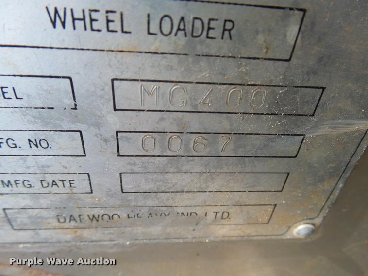 image for item DA9854 Daewoo Mega 400-III wheel loader