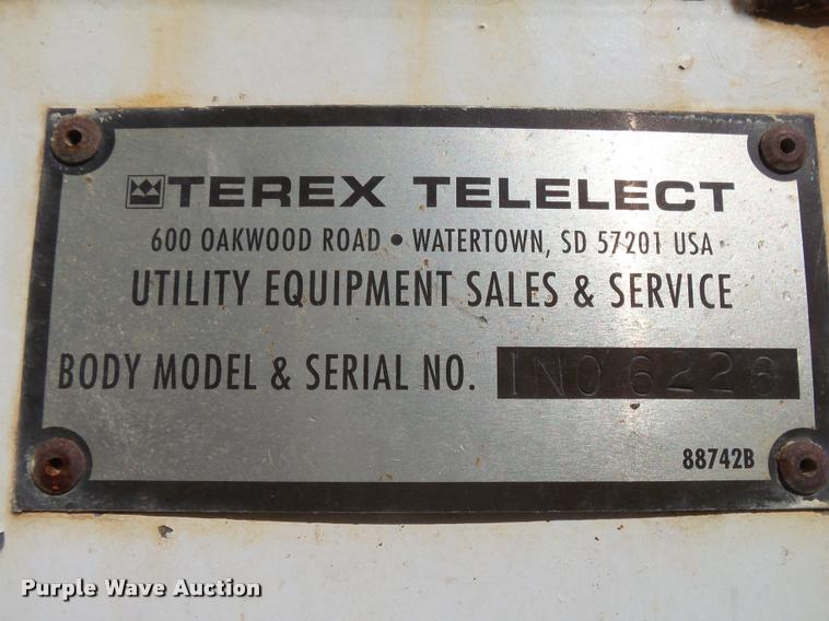 image for item K1089 2001 Freightliner FL80 digger derrick truck