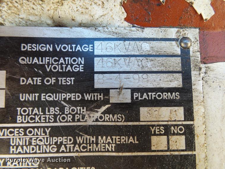 image for item K1089 2001 Freightliner FL80 digger derrick truck