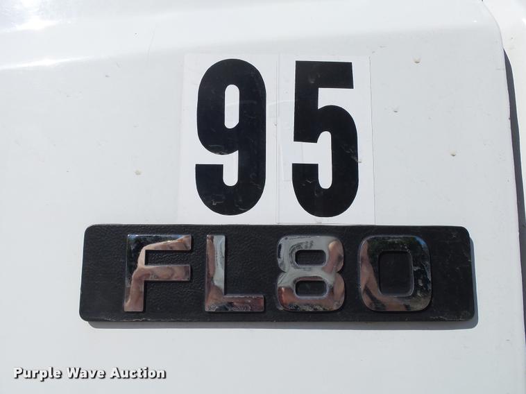 image for item K1089 2001 Freightliner FL80 digger derrick truck