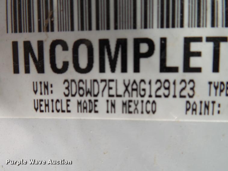 image for item K1091 2010 Dodge Ram 5500 HD bucket truck