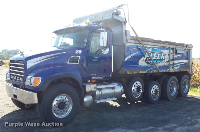 image for item K1477 2007 Mack CV713 dump truck
