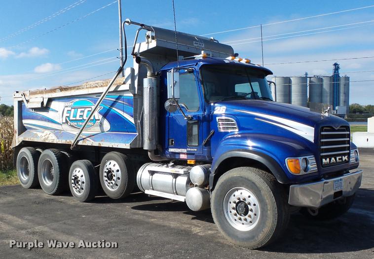 image for item K1477 2007 Mack CV713 dump truck