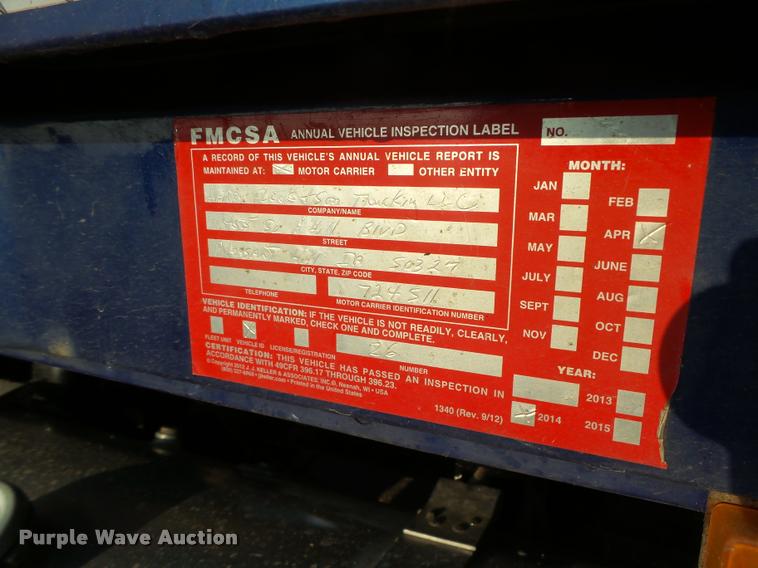 image for item K1477 2007 Mack CV713 dump truck