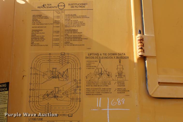 image for item K1949 2006 Volvo L110E wheel loader