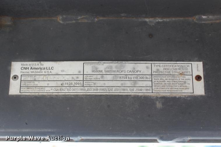 image for item K1950 2006 Case 580 Super M Series II backhoe