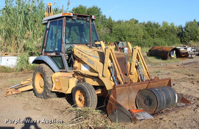 image for item K1953 Case 580L backhoe
