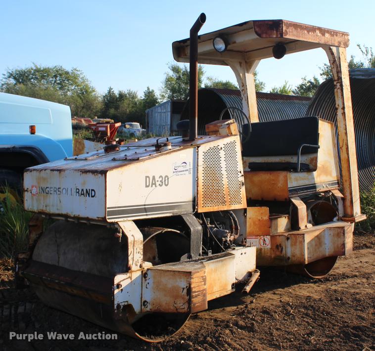 image for item K1955 Ingersoll Rand DA30 double drum vibratory roller