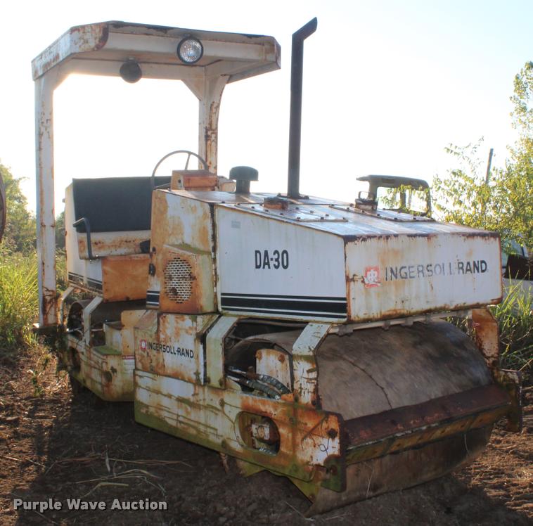 image for item K1955 Ingersoll Rand DA30 double drum vibratory roller