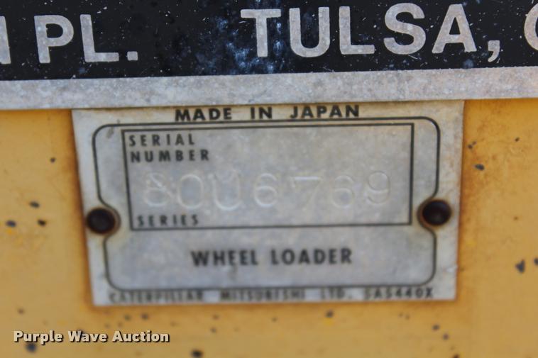 image for item K1963 1978 Caterpillar 910 wheel loader