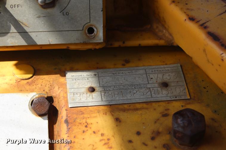 image for item K1965 1974 Caterpillar 920 wheel loader