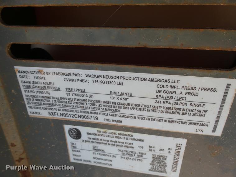 image for item K3004 2012 Wacker Neuson LTN6 light plant