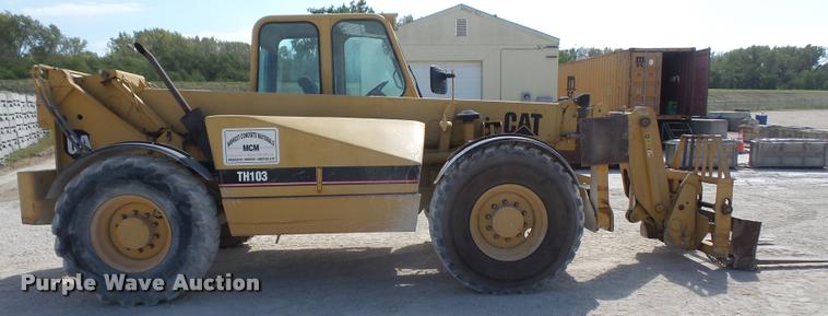 image for item K3709 1999 Caterpillar TH103 telehandler