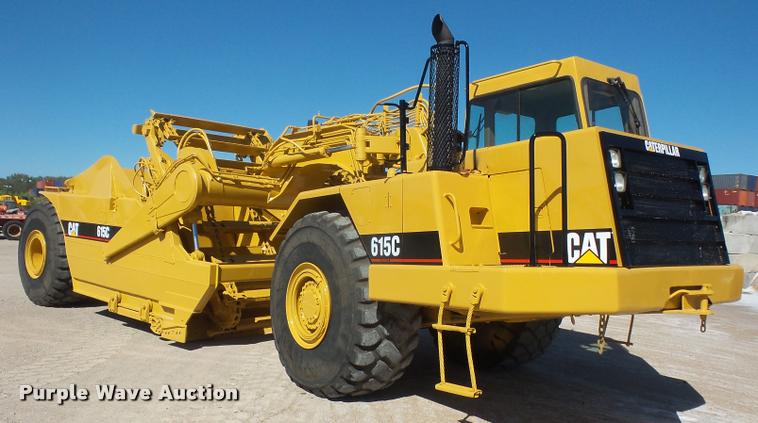 image for item K3729 2003 Caterpillar 615C Series II elevating scraper