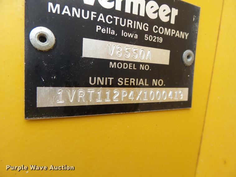 image for item K5676 1999 Vermeer V8550A cable plow