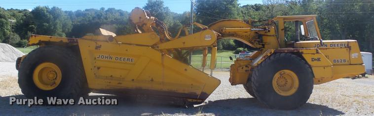 image for item K7718 1989 John Deere 862B elevating scraper