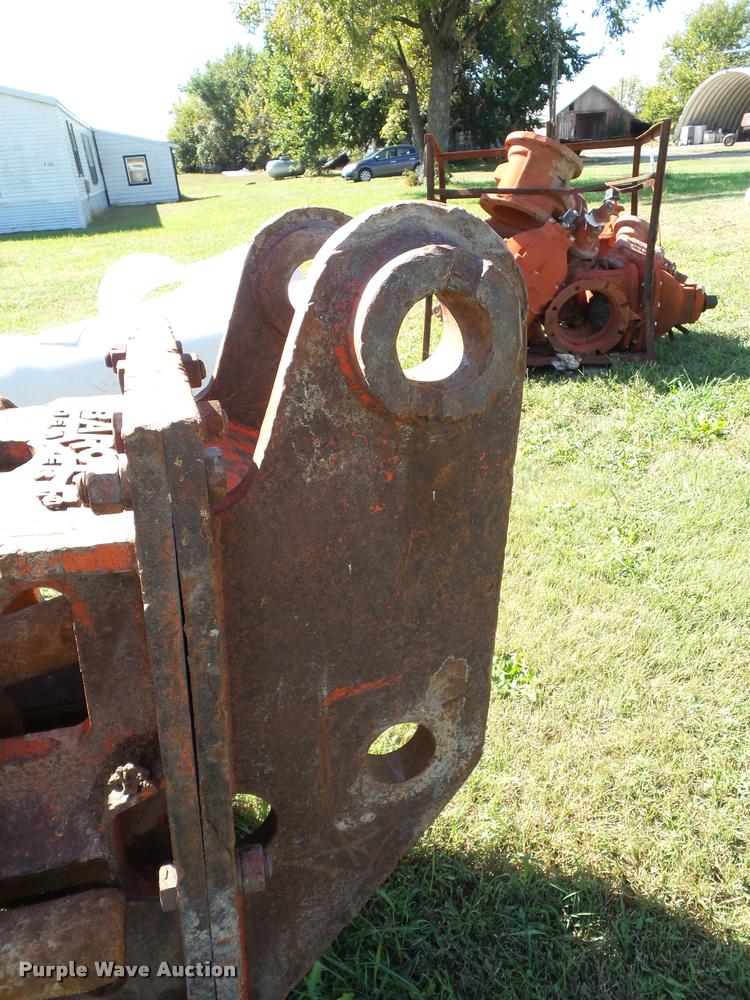 image for item K8171 Barone excavator wedge/spike roller attachment