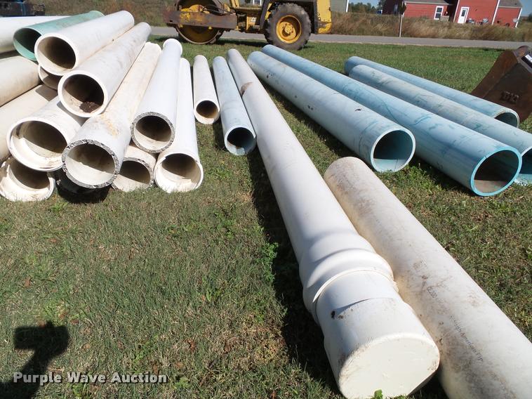 Appoximately 45 heavy duty construction drainage PVC pipe in Milford