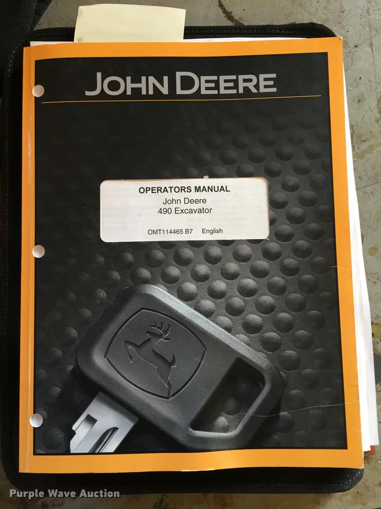 image for item L3257 1985 John Deere 490 excavator