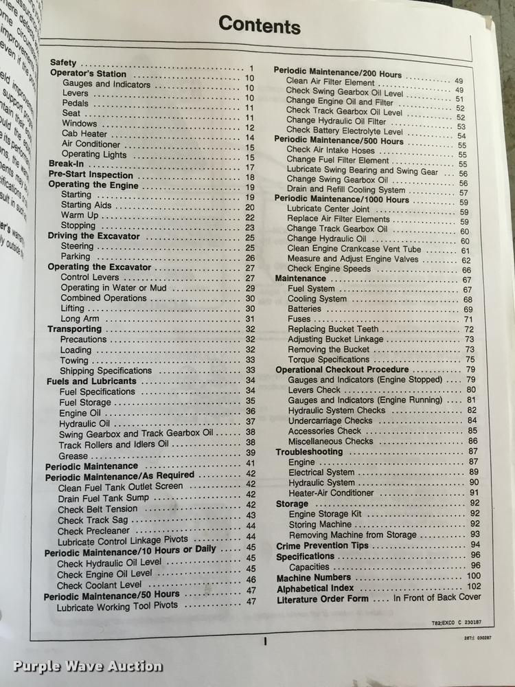 image for item L3257 1985 John Deere 490 excavator