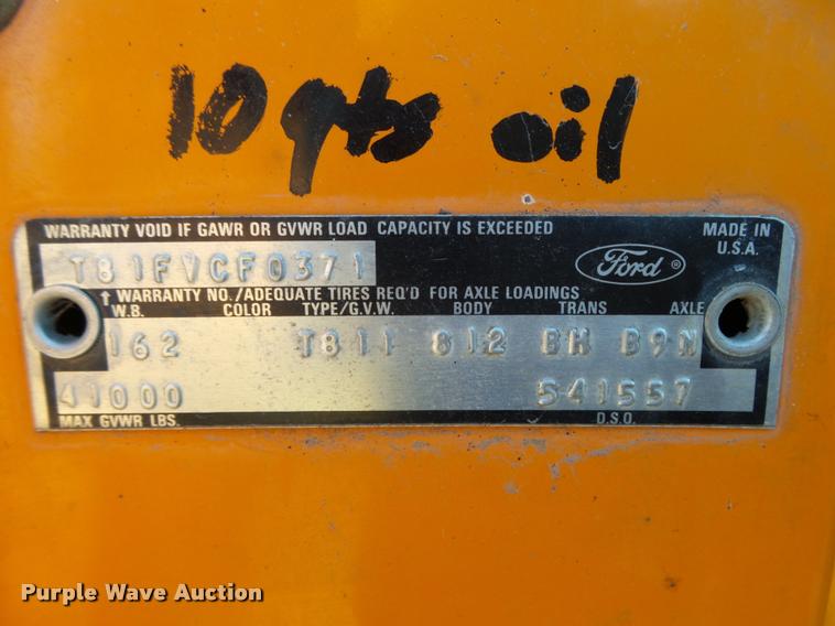 image for item L4044 1979 Ford 800 dump truck