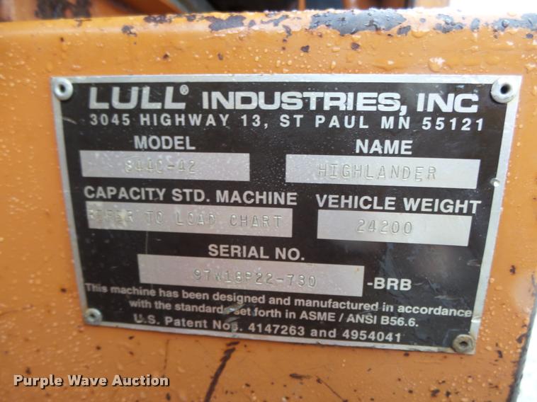 image for item L4049 Lull 844C-42 Highlander telehandler