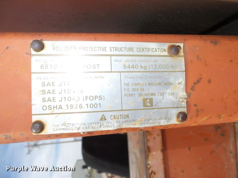 image for item L4063 Ditch Witch 6510DD trencher