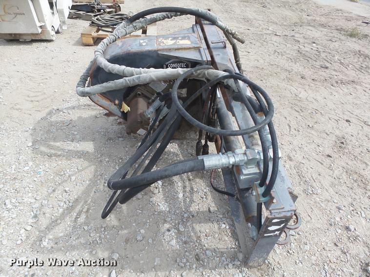 image for item L4069 2002 Coneqtec SSG-7 skid steer asphalt slot cutter