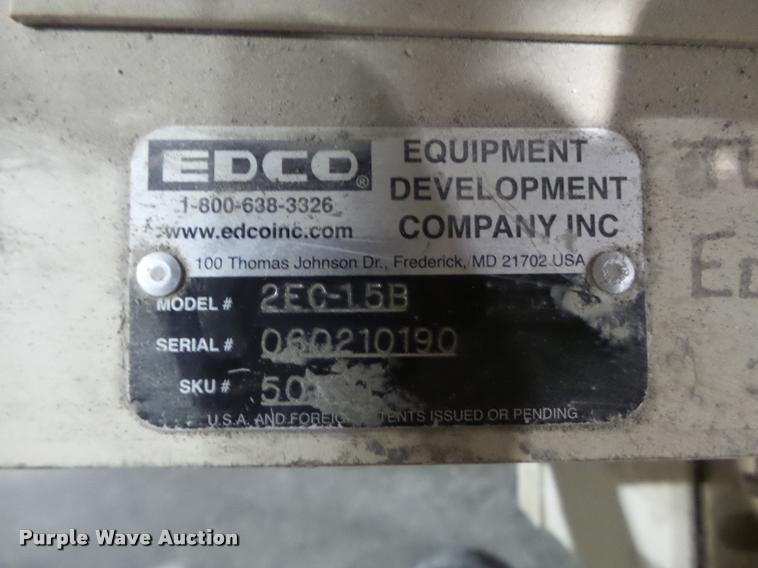 image for item L4070 Edco 2EC-15B dual disc electric floor grinder