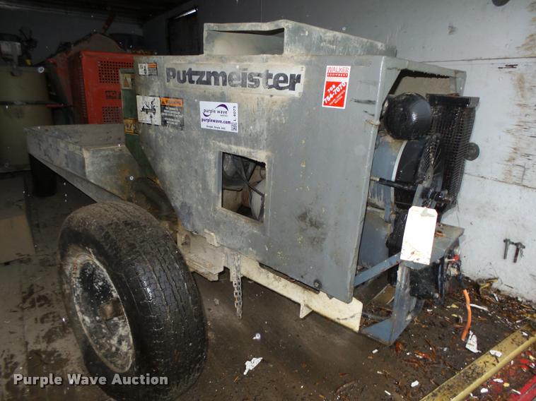 image for item L4075 Putzmeister fire proofing pump