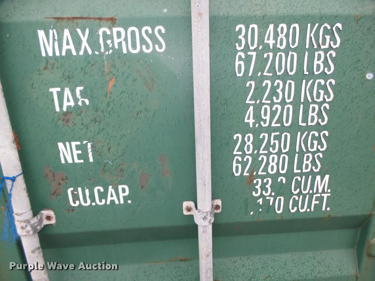 image for item L4086 2002 Capital container