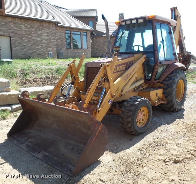 image for item L4251 1992 Case 580 Super K backhoe