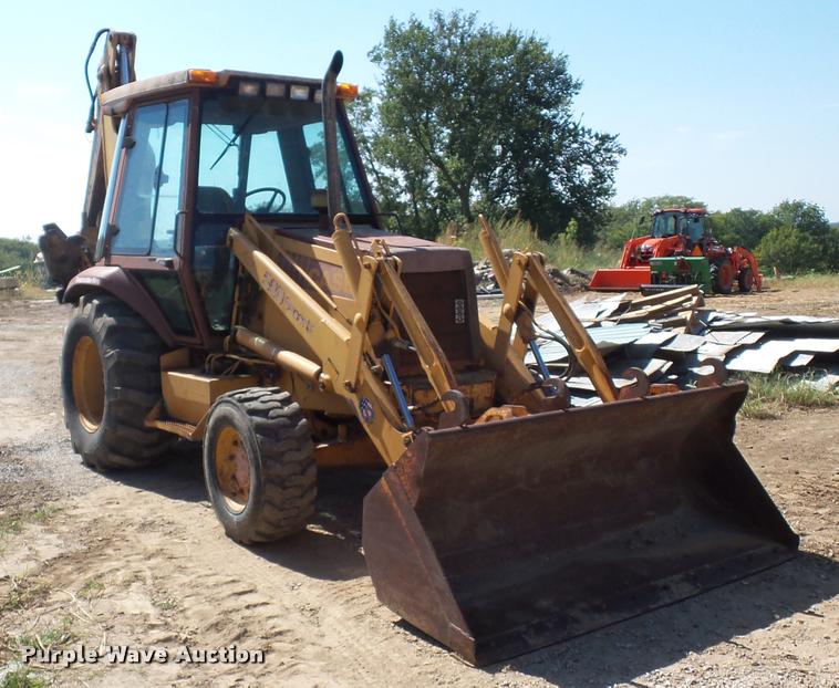 image for item L4251 1992 Case 580 Super K backhoe