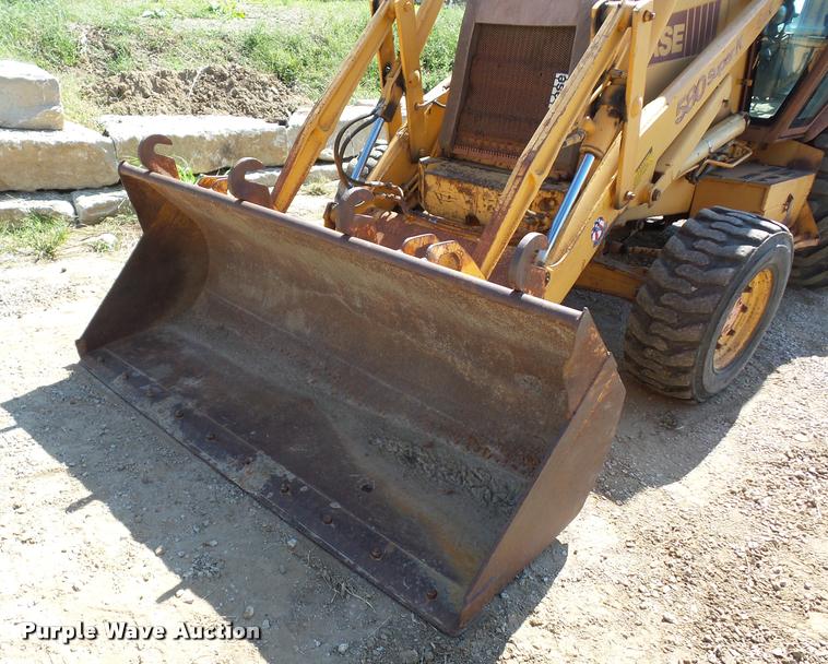 image for item L4251 1992 Case 580 Super K backhoe