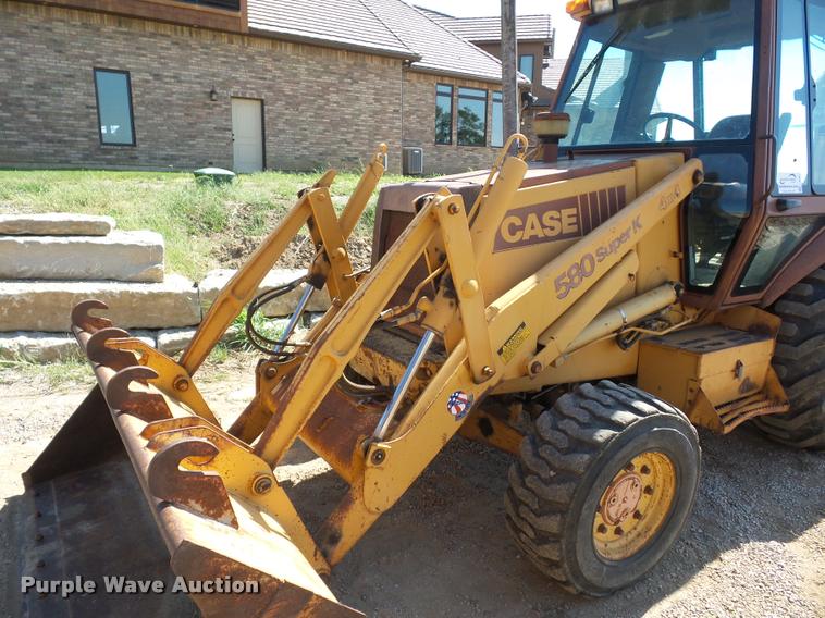 image for item L4251 1992 Case 580 Super K backhoe