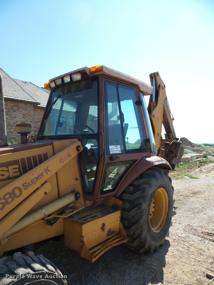 image for item L4251 1992 Case 580 Super K backhoe