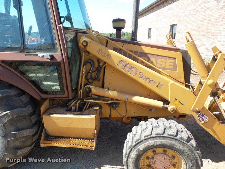 image for item L4251 1992 Case 580 Super K backhoe