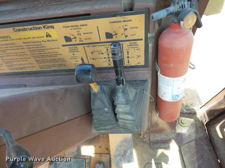 image for item L4251 1992 Case 580 Super K backhoe