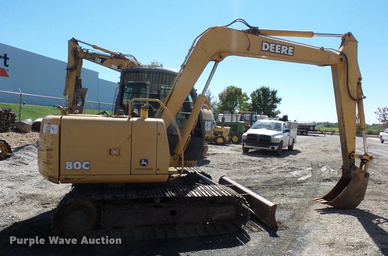 image for item L4259 John Deere 80C compact excavator