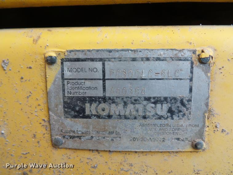image for item L4337 1997 Komatsu PC300LC-6LC excavator