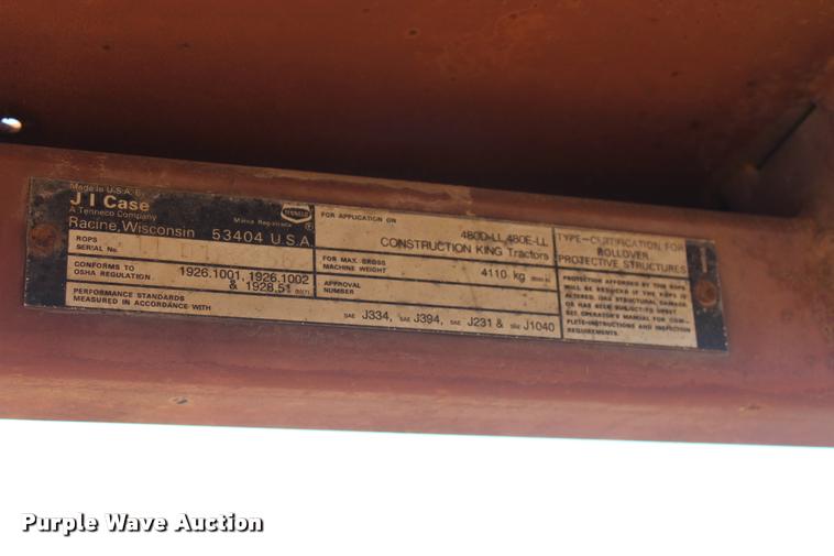 image for item L4792 1991 Case 480F landscape tractor