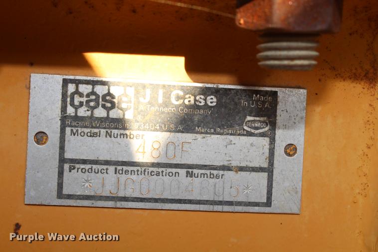 image for item L4792 1991 Case 480F landscape tractor