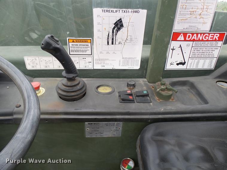 image for item N9480 2007 Terex TX5119MD Military telehandler